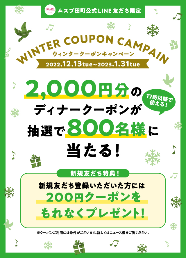 WINTER COUPON CAMPAIN